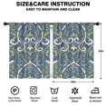 thumbnail image 2 of Blackout Kids Curtains,Blue Ethnic Paisley Pattern Childrens Insulated Curtains Set Of 2,Bedroom Essentials,Toddler Room Decor 42x54in(106x137cm), 2 of 5