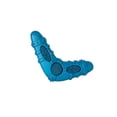 thumbnail image 3 of Dog dental Chew, Dog toys for Medium Dogs, 8 in tough Silicone, indestructible Dog toy, Tartar Control, Play, Bright Blue, 1 Pc, 3 of 6