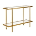 thumbnail image 3 of Evelyn&Zoe Inez 42" Wide Rectangular Console Table, Blackened Bronze, 3 of 9