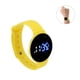 thumbnail image 3 of Reloj digital para niños, resistente al agua, con correa de silicona amarilla y LED resistente a los arañazos para estudiantes, 3 of 8