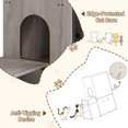 thumbnail image 5 of Cat Litter Box Enclosure with Doors, Double Cat House with Storage Space, Enclosed Litter Box Furniture with Ladder, Grey, 5 of 8