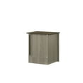thumbnail image 5 of Wooden Coffee Tables, Nyla 16"W Gray Oak End Table, Side Table, Nightstand with Cabinet Door, Gray Coffee Tables,Wood Round Coffee Tables, Furniture Primary Living Space Tables, 5 of 5