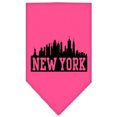thumbnail image 3 of New York Skyline Screen Print Bandana Turquoise Large, 3 of 3