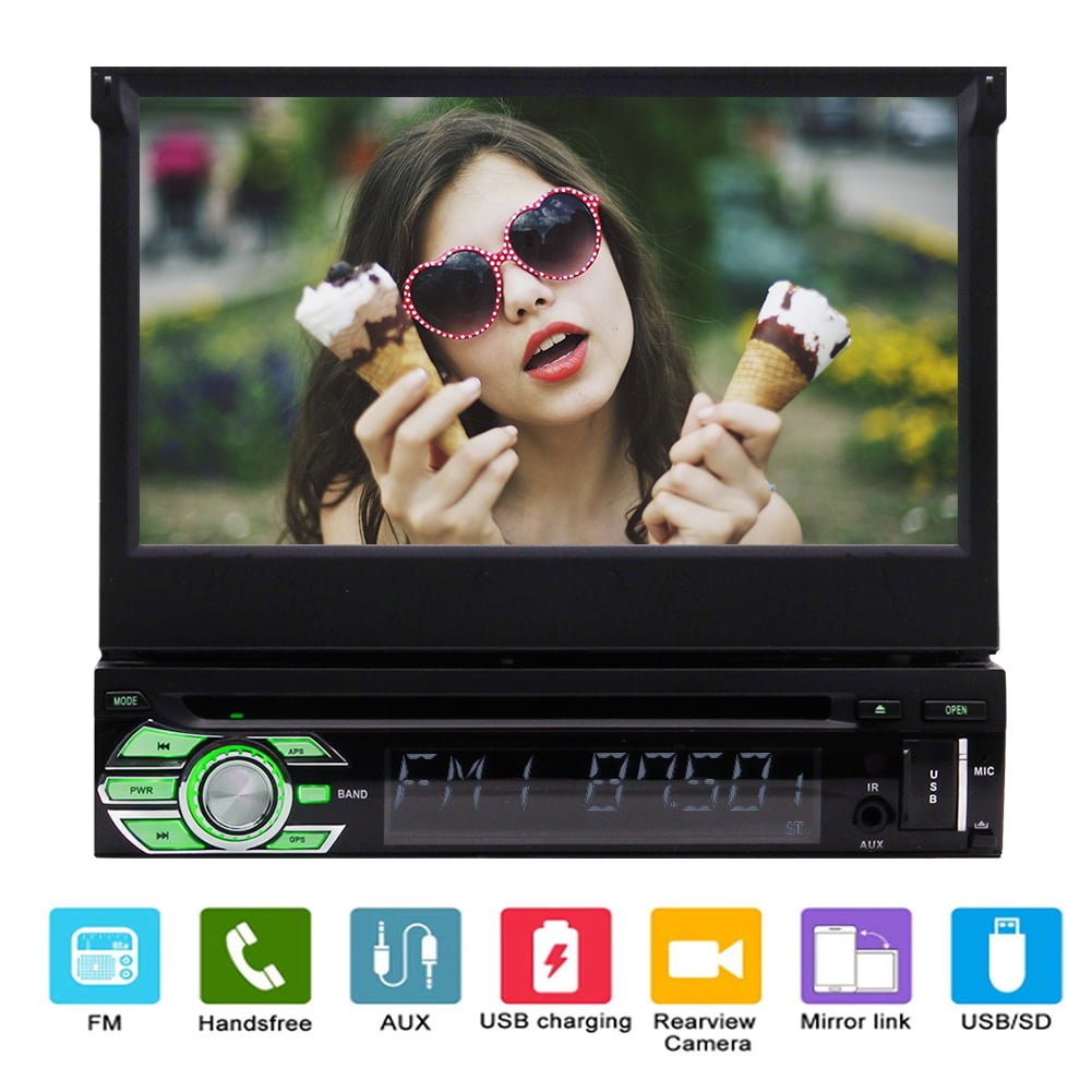 Mxzzand Multifunctional Wireless Car Video Player with Touch Screen 