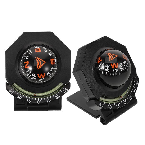 2 brújulas automáticas con inclinómetro para montaje en tablero de instrumentos marino, brújula para tablero de instrumentos de coche, brújula para tablero de instrumentos, brújula para coche