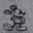 thumbnail image 3 of Mickey & Friends - Mickey Sketch - Toddler And Youth Long Sleeve Graphic T-Shirt, 3 of 5