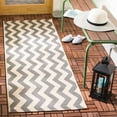 thumbnail image 1 of Safavieh Courtyard Ayden Tapis Rayé Extérieur, 1 of 4