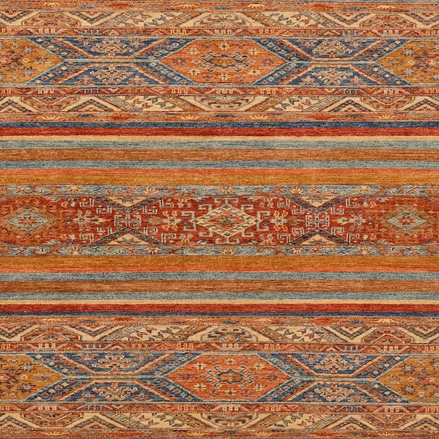 Ahgly Company Tapis d'Intérieur Carrés Abstraits Rouges Abstraits pour Aire, 4 Pieds Carré