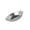 Gray, variant on HOARBOEG Stainless Steel Pet Bowl Shallow Wide Cat Dog Food Dish Multi-Pet Feeding Bowl for Dry Wet Food