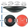 thumbnail image 3 of Yes4All Wobble Balance Board Plastic Stability Trainer with Handles for Home Gym, Red, 3 of 7