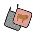 thumbnail image 2 of Caroline's Treasures Lamancha Goat Pink Check Pair of Pot Holders, 2 of 3