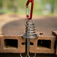 thumbnail image 1 of Chevilles de Tente de Camping Extérieur, Piquets de Tente en Acier Inoxydable, Crochets de Camping Portatifs en Alliage d'Aluminium, Chevilles de Tente Rouges pour Sol Dur, Accessoires de Camping, Installation Facile, 1 of 7