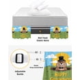 thumbnail image 3 of Happy Groundhog Day Bed Skirt Cal King 16 Inch Drop, Wrap Around Bed Skirts, Cartoon Ground Hog Grass Sun Sky Blue Elastic Bedskirt Pleated Bed Frame Cover Luxurious Dust Ruffle for Cal King Bed, 3 of 6
