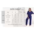 thumbnail image 6 of MINTREUS Lounge Sets for Women Knit Short Sleeve V-neck Tops and Long Pants Soft Comfy Pajamas Set Oversized 2 Piece Outfits, 6 of 8