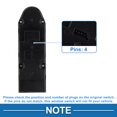 thumbnail image 4 of Interruptor de ventana eléctrica Unique Bargains No.61316951909 Interruptor de control de ventana para BMW 525i 2004 2005 Base 2.5L L6 - Gas Plástico Negro, 4 of 7
