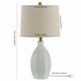 thumbnail image 4 of SAFAVIEH Barli 25.25 in. Geometric Table Lamp, Antique White, 4 of 6