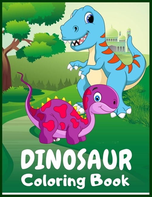Dinosaur Coloring Book Realistic Dinosaur Designs For Boys and Girls