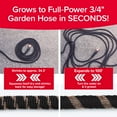 thumbnail image 5 of 2024 Pocket Hose Copper Bullet AS SEEN ON TV Expands to 100 ft REMOVABLE Turbo Shot Multi-Pattern Nozzle 650psi 3/4 in Solid Copper Anodized Aluminum Fittings Lead-Free Lightweight No-Kink Garden Hos, 5 of 11