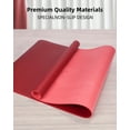 thumbnail image 5 of Leather Desk Pad, Extended Gaming Mouse Pad, Desk Keyboard Mat, Waterproof Desk Writing Pad, Desk Accessories for Office and Home (27.6" x 13.8", Red), 5 of 8
