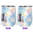 thumbnail image 2 of Happy Birthday Cute Puppy Cane Corso with Cake Gifts Party Hat 12oz Stainless Steel Wine Tumbler Insulated Cup with Lid Italian Mastiff Dog Lover Gifts Idea - 00029, 2 of 5