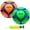 Orange/Green/Navy, variant on Xcello Sports Soccer Ball Size 3, Soccer Sports Ball with Pump, Ideal for Kids Soccer Ball Players, Assorted Colors, Size 3, Pack of 2