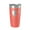 Coral, variant on Lake June in Winter Map Tumbler Travel Mug Insulated Laser Engraved Coffee Cup Florida 20 oz Red