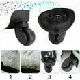 thumbnail image 4 of Paire de Roulette Valise Pièce Détachée de Rechange Universelle Roue Multidirectionnelle en Caoutchouc Silencieuse Durable pour Changer Réparation Roue Valise Bagages Samsonite Platinium, 4 of 5