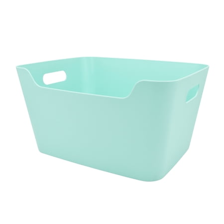 Mainstays Easy Access Multi-Purpose Storage Bin, Classic Mint