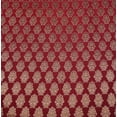 thumbnail image 3 of eloria Damask Embroidered Brocade Jacquard Sewing Apparel Making Fabric by the Yard Kurta Dress Apparel Cloth, Color: Red, 3 of 4