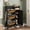 Vintage Oak, variant on QinaQin Wicker Shoe Cabinet, Suitable for Entryways, with Concealed Wooden Shoe Racks, Three Flip-Top Drawers, Narrow Freestanding Design, Easy To Assemble