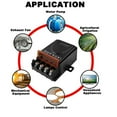 thumbnail image 2 of NATEFEMIN Wireless Remote Control Switch Kit 30A 433MHz AC 90-256V for Remote Operation Land Water Air Lights Motors Locks Security, 2 of 8