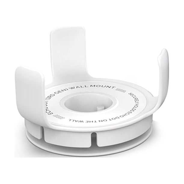 Soporte Montaje en Pared para Altavoces Domésticos Inteligentes Echo Dot 3.ª Generación (blanco)