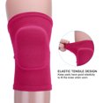 thumbnail image 4 of Uxcell M Size Protective Knee Pads Volleyball Knee Pads Ski Knee Pads Sponge Knee Pads Brace, Rose red 2 Pcs, 4 of 6