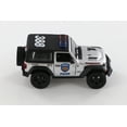 thumbnail image 3 of 2018 Jeep Wrangler Rubicon Police Hard Top, Silver - Kinsmart 5412DPV - 1/34 scale Diecast Model Toy Car, 3 of 4