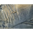 thumbnail image 4 of En Noir Men's Paint Splatter Rip & Repair Distressed Skinny Fit Denim Jeans (29, Dirty Indigo), 4 of 5