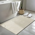 thumbnail image 5 of Mecorevxz Diatomaceous Earth Bath Rugs Fast Dry Super Absorbent Non Slip Rubber Bottom Thin Bathroom Mat for Under Door, Floor Rugs in Front of Bathtub,Shower,Sink,Washable, 16" x 24", 5 of 7