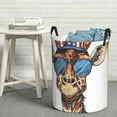 thumbnail image 6 of Gaeub American Giraffe Style Dirty Clothes Storage Basket, Toy Storage Bin for Storing Clothing, Diapers, Toys-Small, 6 of 6