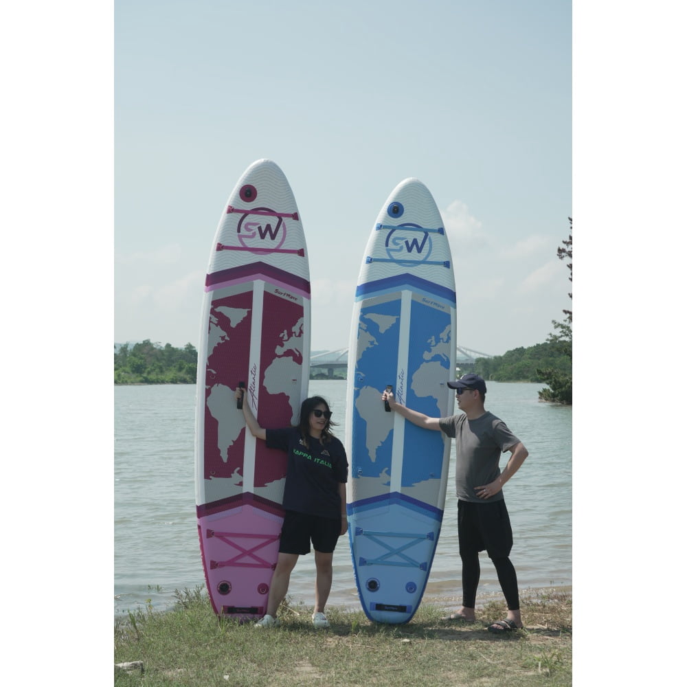 11' x 34" x 6" Inflatable Stand Up Paddle Board, All-inclusive SUP with Accessories, Blue