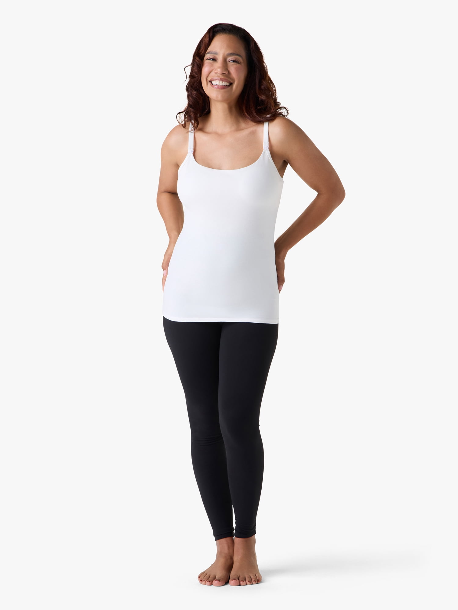 Ingrid & Isabel For Every Belly Women's Maternity Cotton Jersey Nursing Cami, Sizes S-XXXL