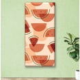 thumbnail image 2 of Cuadro Canva Listo Para Colgar Tipo Galería Piezas De Sandía 50X100 cm, 2 of 4