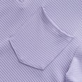 thumbnail image 7 of Timegard Long Sleeve Shirts for Men Fall Casual Breathable Button V Neck Shirts with Pocket Golf Work Solid Color Tee(Purple,M), 7 of 7