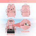 thumbnail image 2 of Mochila de viaje Sinaliy Large, 40 L, impermeable para mujer, 17 pulgadas, 2 of 9