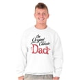 thumbnail image 3 of Fathers Day The Original Classic Dad Men's Crewneck Sweatshirt Brisco Brands X, 3 of 6