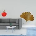 thumbnail image 2 of Estatua,Escultura de fruta artificial,estatua y artesanía,Esculturas de pared de hojas,Esculturas de pared de hierro forjado con hojas de ginkgo,Escultura de pared con hojas de ginkgo para, 2 of 8