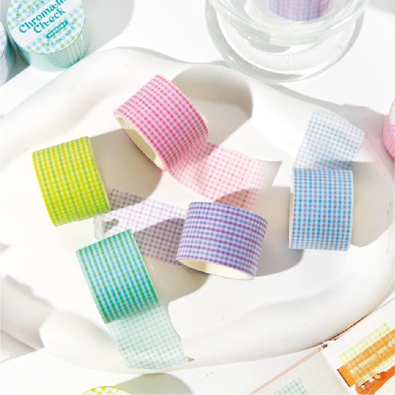 5 Rolls Washi Tape Set, Scrapbook Crafts Floral Decorative Masking Tape for Journaling Planner Card Making Album Art Teacher Classroom Supplies
