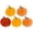Orange&Yellow, variant on 5 Pcs Velvet Fake Pumpkins Fall Decor,Faux Small Pumpkin,Small Decorative Fabric Rustic Pumpkins,Fall Artificial Velvet Pumpkins,Small Realistic Vegetable Ornament,Halloween Decorations,Orange&Yellow