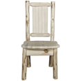 thumbnail image 4 of Montana Collection Side Chair w/ Laser Engraved Moose Design, Clear Lacquer Finish, 4 of 5