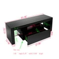 thumbnail image 3 of Elegant Household Decoration LED TV Cabinet with Single Drawer Black, 3 of 7