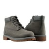 Timberland TB0A11CR Youth Gray Leather 6-inch Waterproof Boot Size US 1 HS3614