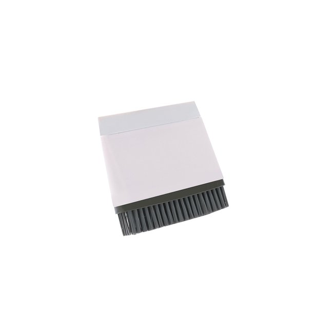 Monstrate Herramienta de limpieza de escoba de barrido de escritorio combinación de cepillo flexible de mano Mini tablero cepillos compactos teclado Suministros de limpieza para el hogar Blanco Monstrate HA082044-01